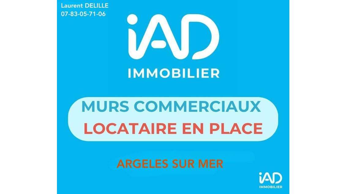 Murs commerciaux à Argeles Plage