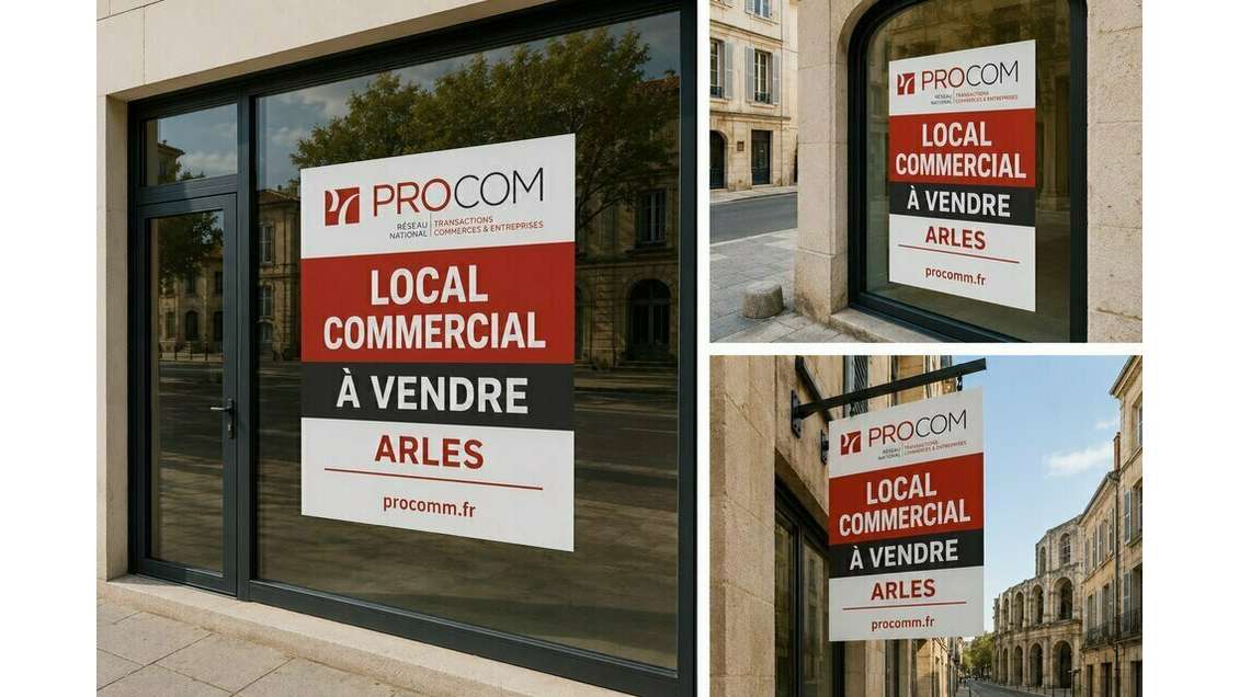 AV local commercial 35m² accès facile Arles