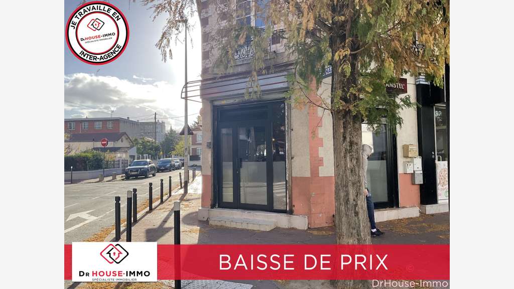 Vente murs 60m² brasserie restaurant Aubervilliers