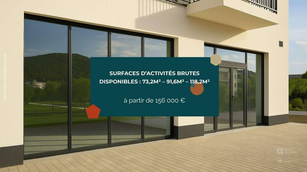 Vente cellules d’activités de 73m² à Avanne-Aveney