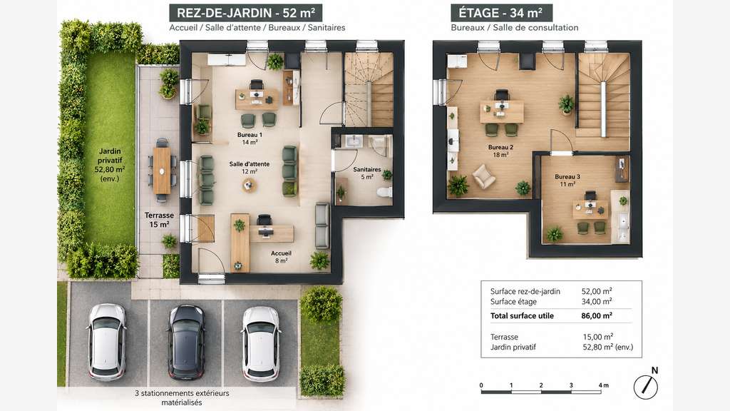 Vente local professionnel neuf 86m² à Aviernoz