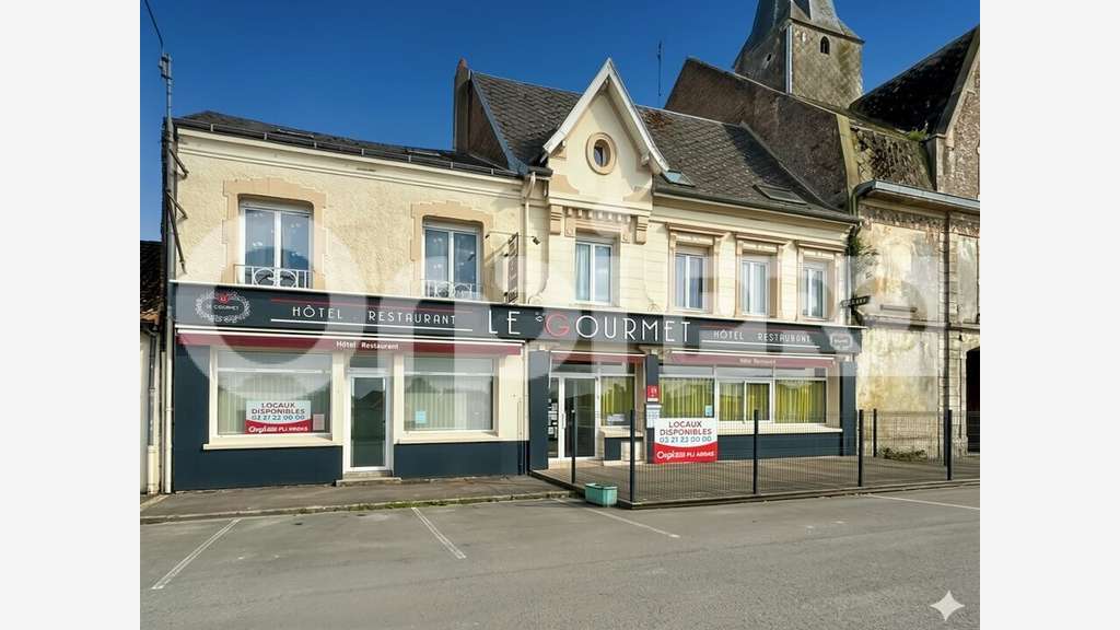 A vendre ancien hôtel-restaurant 410m² à Bapaume