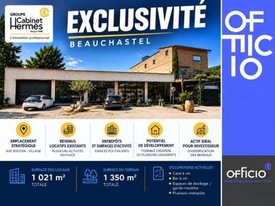 Vente bâtiment commercial de 1021m² à Beauchastel