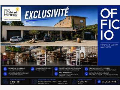 Vente bâtiment commercial de 1021m² à Beauchastel