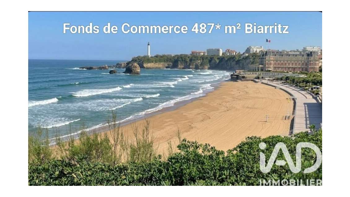Vente local commercial d’exception à Biarritz