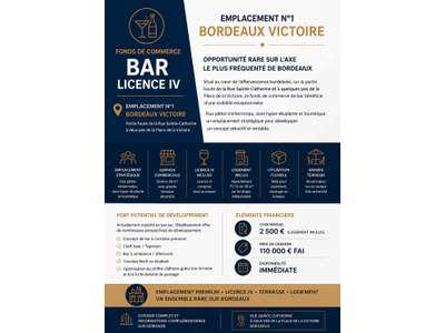 Vente Locaux commerciaux - Boutiques à Bordeaux