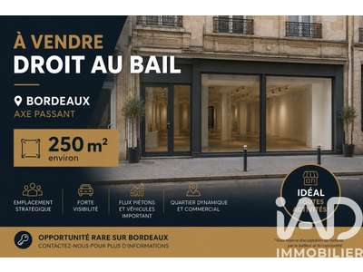 Vente Locaux commerciaux - Boutiques à Bordeaux