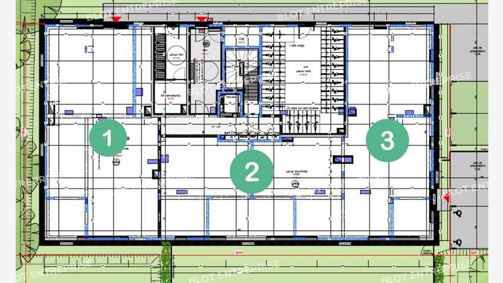 A vendre locaux commerciaux neufs de 136m² Bouaye