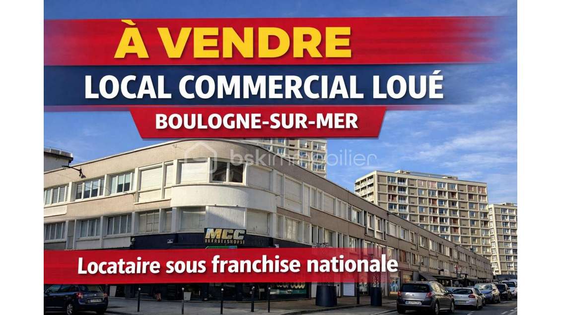 Local 80m² idéalement situé à Boulogne/Mer centre