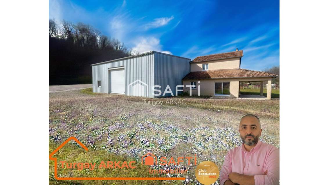 Ensemble sur terrain de près de 3 000m² à Bourgoin