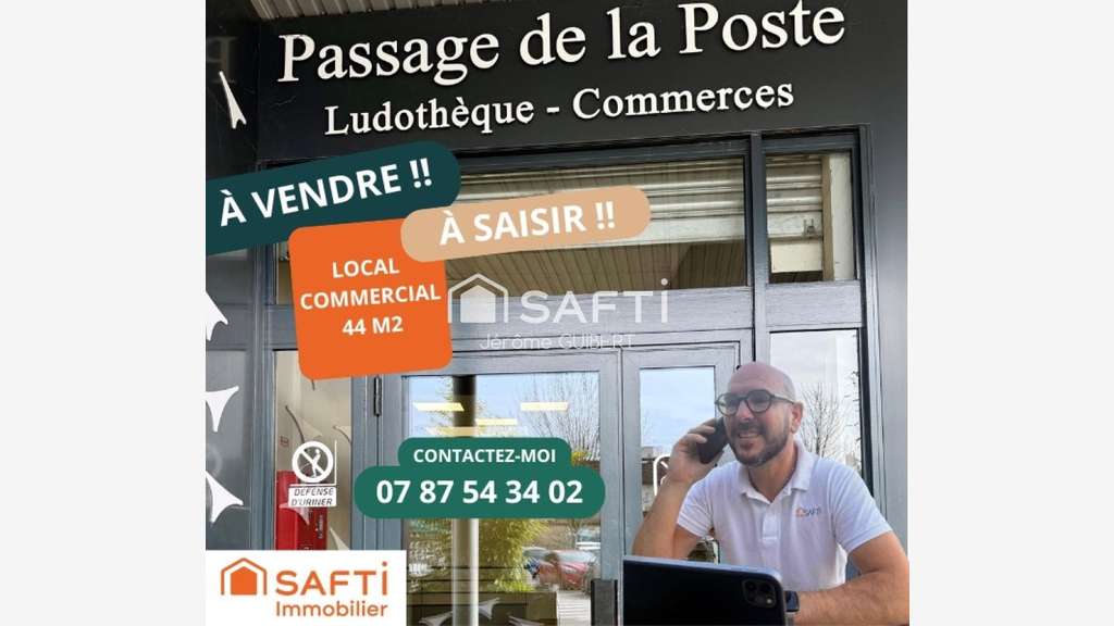 Vente local commercial 44m² à Bressuire centre
