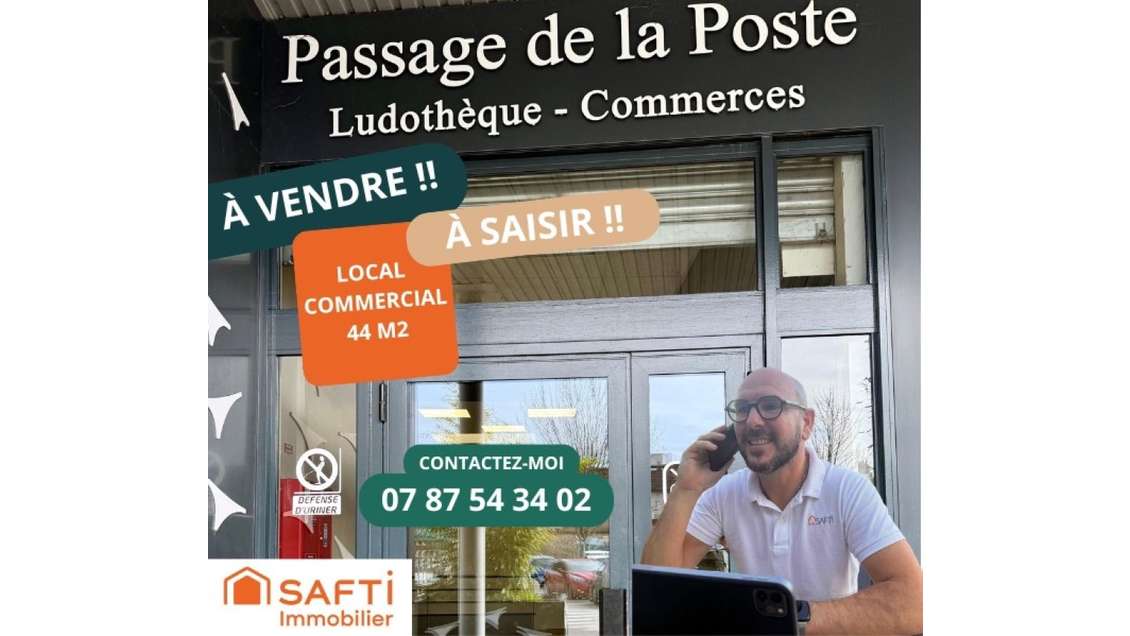 Vente local commercial 44m² à Bressuire centre