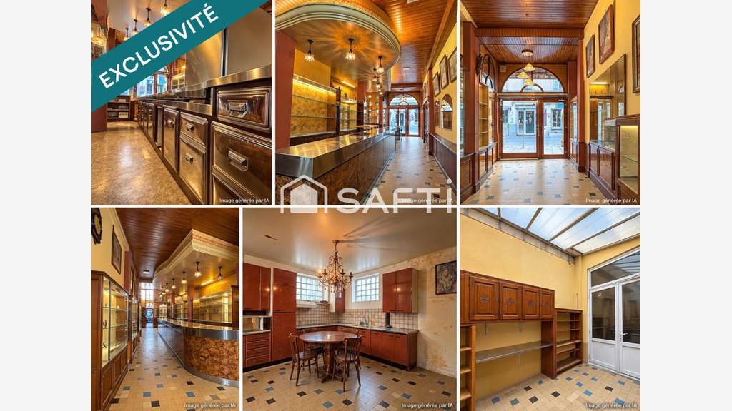Vente murs commerciaux 150m² centre ville Briançon