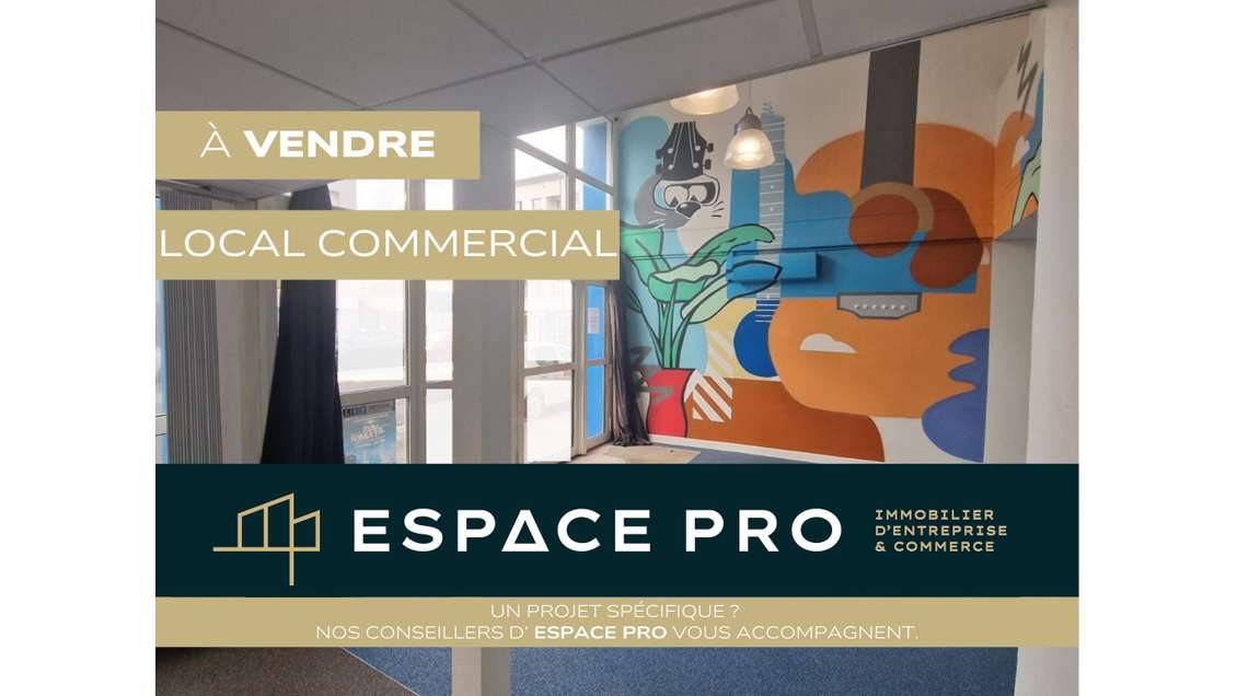 Local aménagé 376m² à vendre à Caen Rive Droite