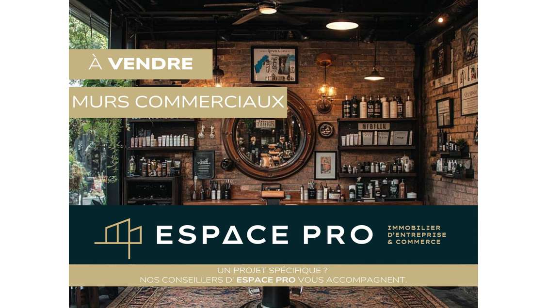 Vente murs commerciaux 60m² de plain-pied à Caen