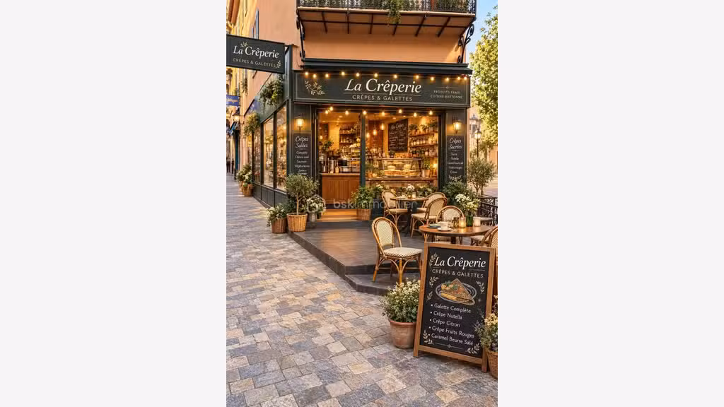Droit au bail local d'angle 40m² à Cannes centre