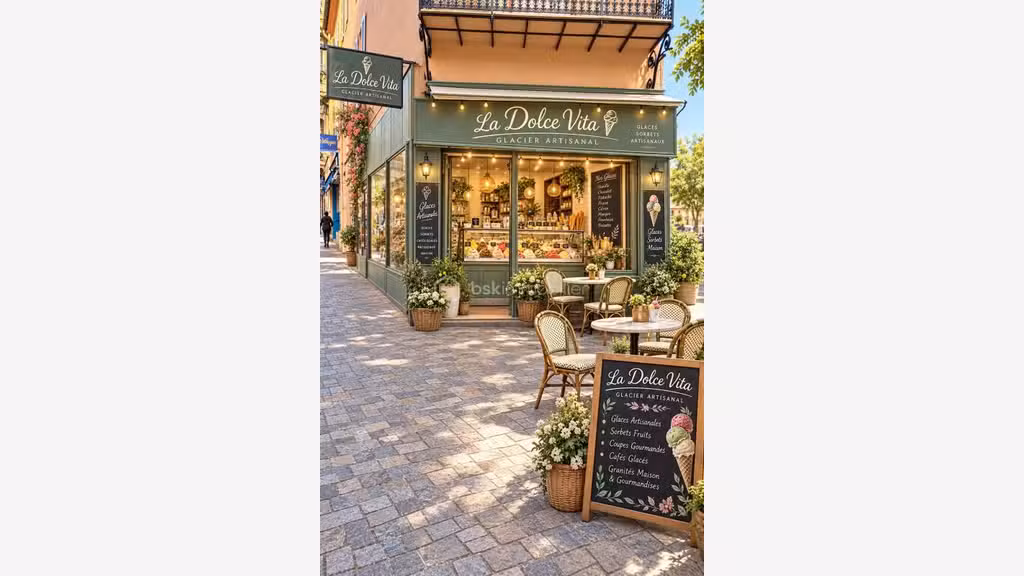 Droit au bail local d'angle 40m² à Cannes centre