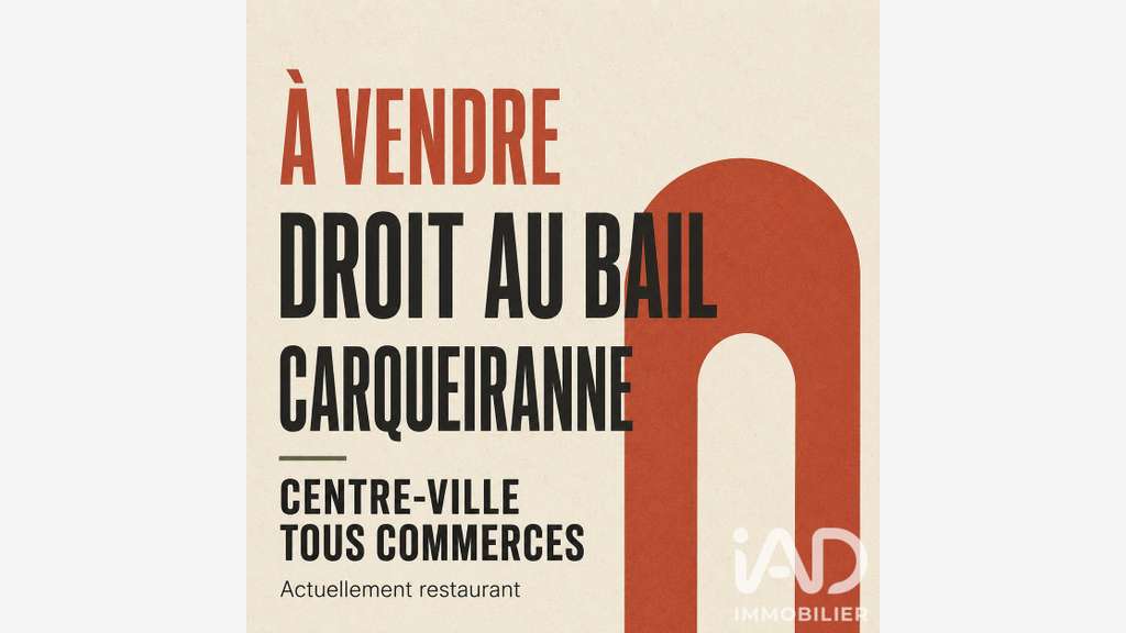 Droit au bail local restaurant à Carqueiranne