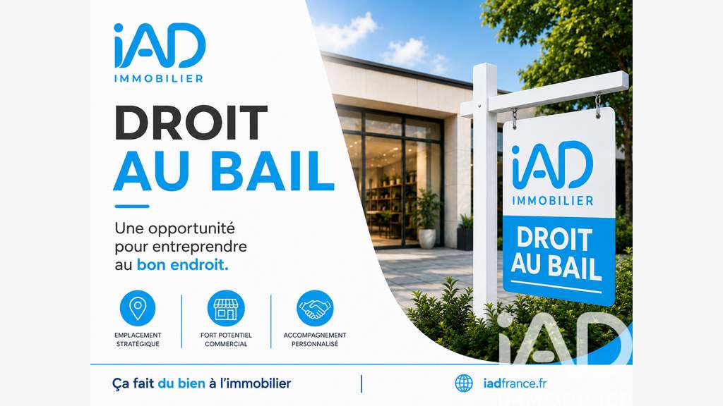 Cède bail local commercial de 35m² à Chantilly