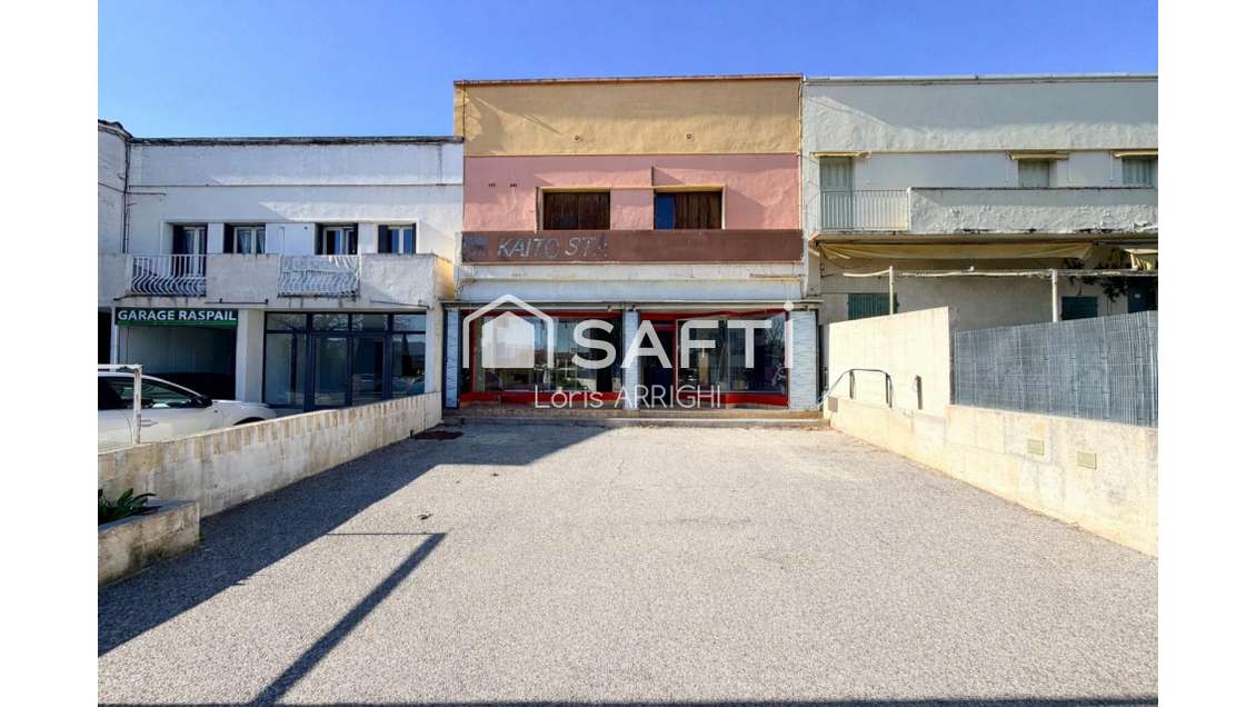 Vente local 180m² + T4 – Axe RN96 à Saint-Auban