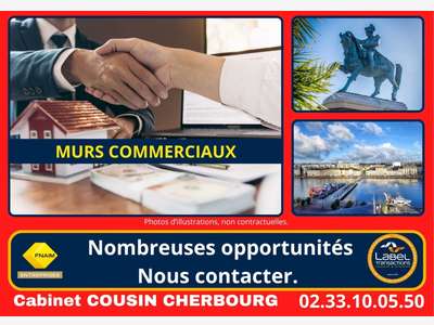 Vente murs commerciaux loués au cœur de Cherbourg