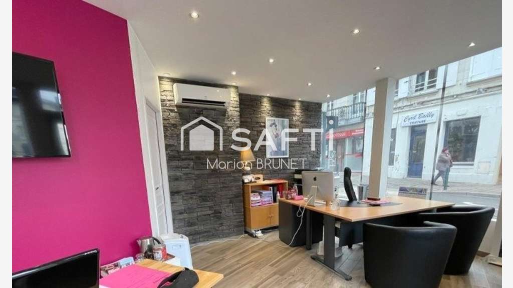 Vente local commercial 75m² centre ville Clermont