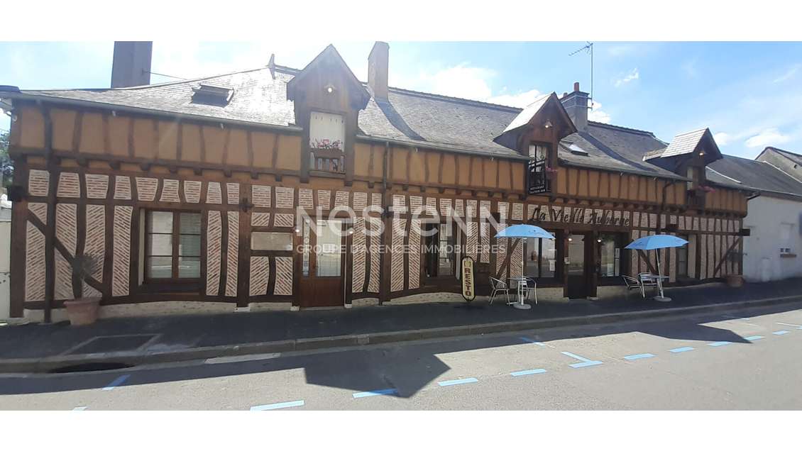 Immeuble avec local 171m² Cour-Cheverny centre
