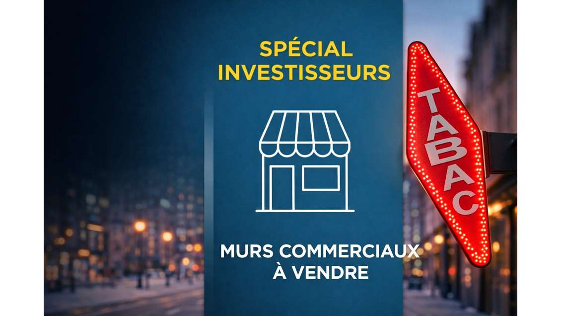 Vente murs bureau de tabac occupés à Crémieu