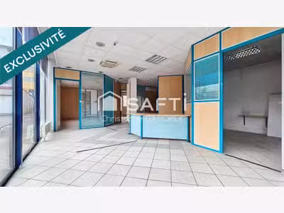 Local 96m² centre-ville parking gratuit Creutzwald