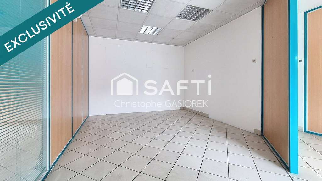 Local 96m² centre-ville parking gratuit Creutzwald