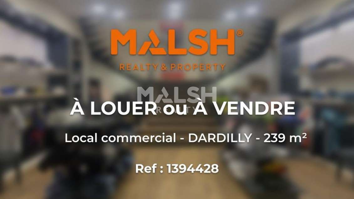 A louer ou à vendre local 239m² pôle moto Dardilly