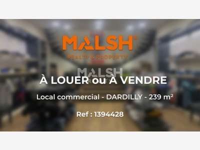 A louer ou à vendre local 239m² pôle moto Dardilly