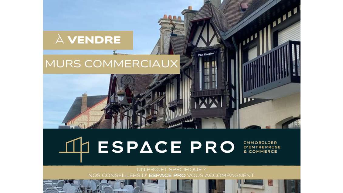 Vente murs commerciaux avec appartement Deauville
