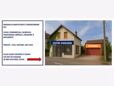 Local 120m² à vendre à Dijon Maladière Cap Nord