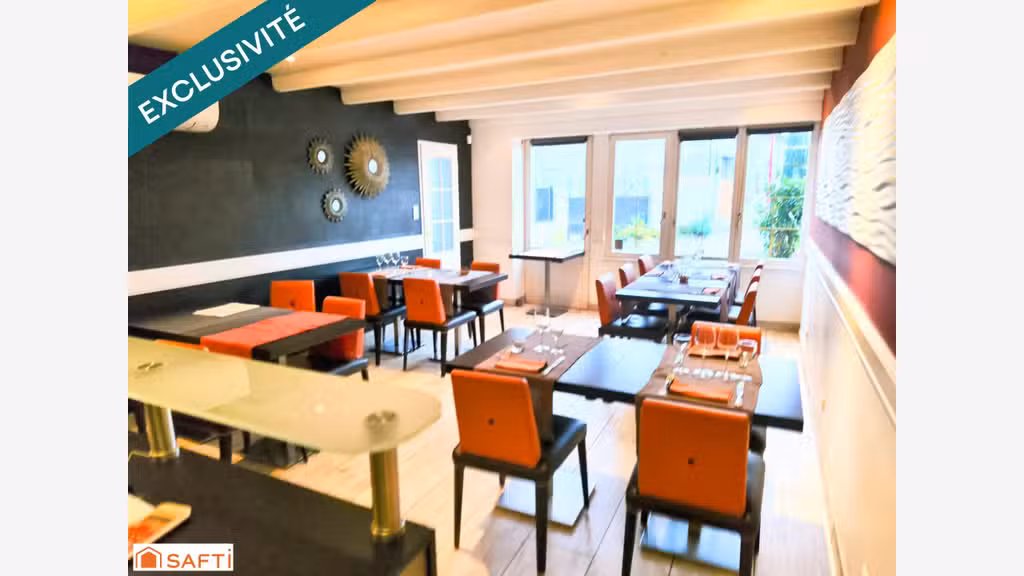 AV murs commerciaux restaurant à Chamagne centre