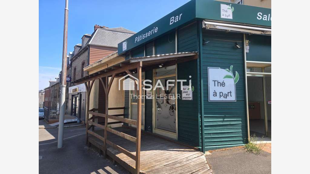 Vente local commercial 53m² en centre ville Flers