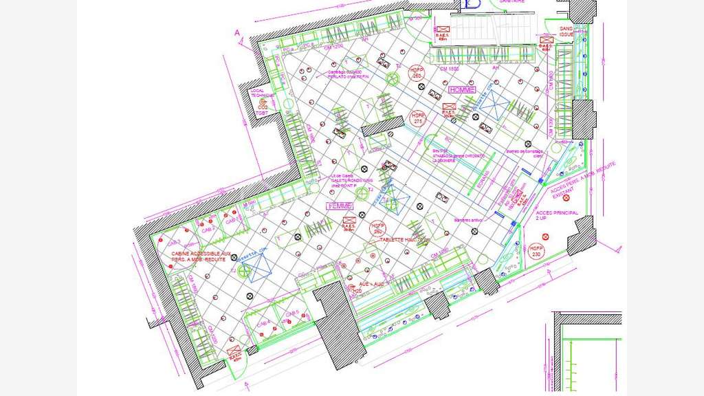 A vendre murs commerciaux de 263m² à Fougères