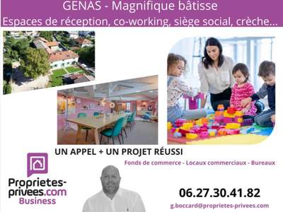 Murs commerciaux 345m² sur terrain 1281m² à Genas