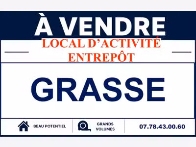 Local activité com 1250m² à vendre à Grasse (06)
