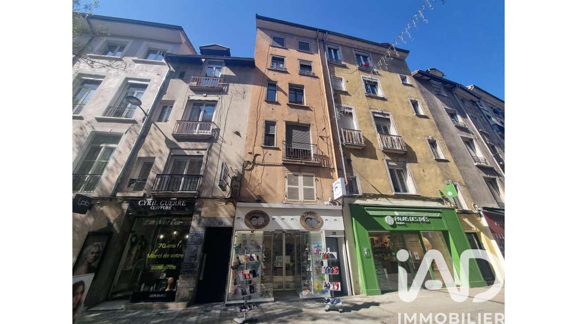 Vente local commercial de 100m² à Grenoble centre