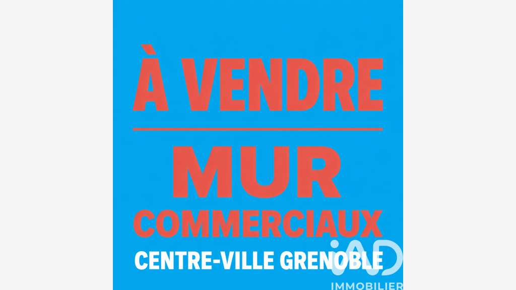 Vente local commercial de 100m² à Grenoble centre
