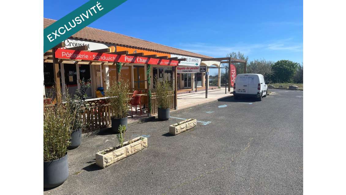 AV local commercial neuf 45m² 2 pièces à Gruissan