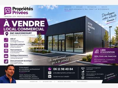 HAUCONCOURT - MURS, LOCAL COMMERCIAL LIBRE 425 M² 