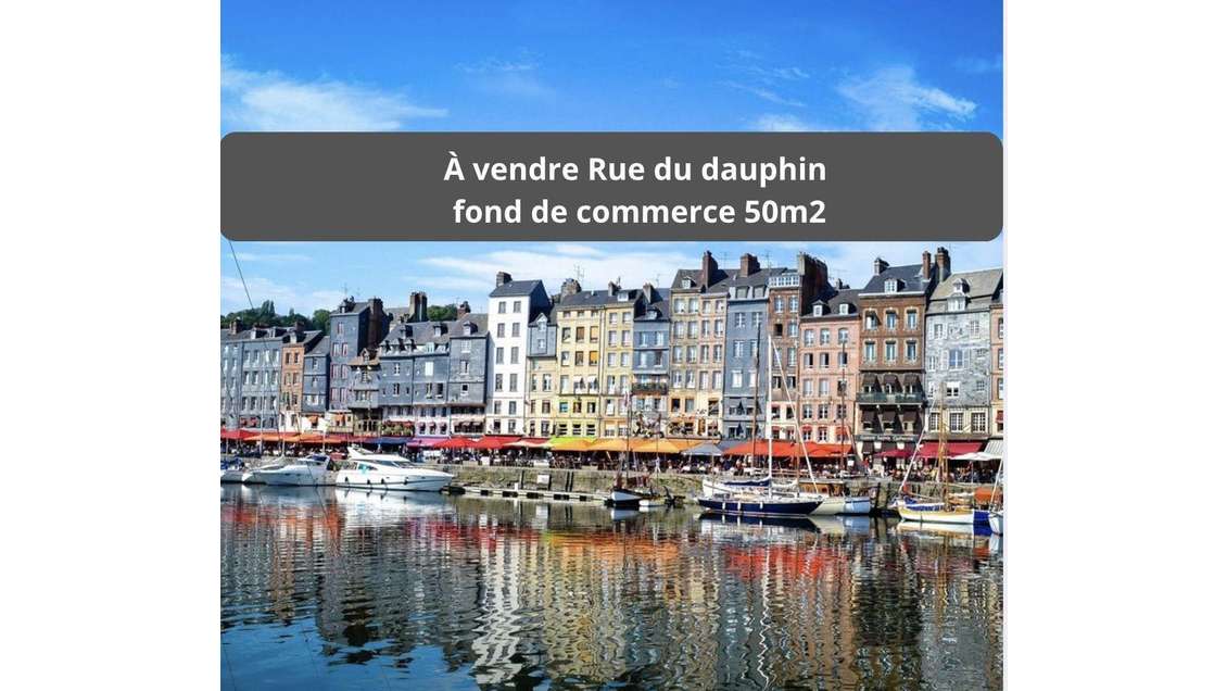 Vente local commercial 50m² à Honfleur centre
