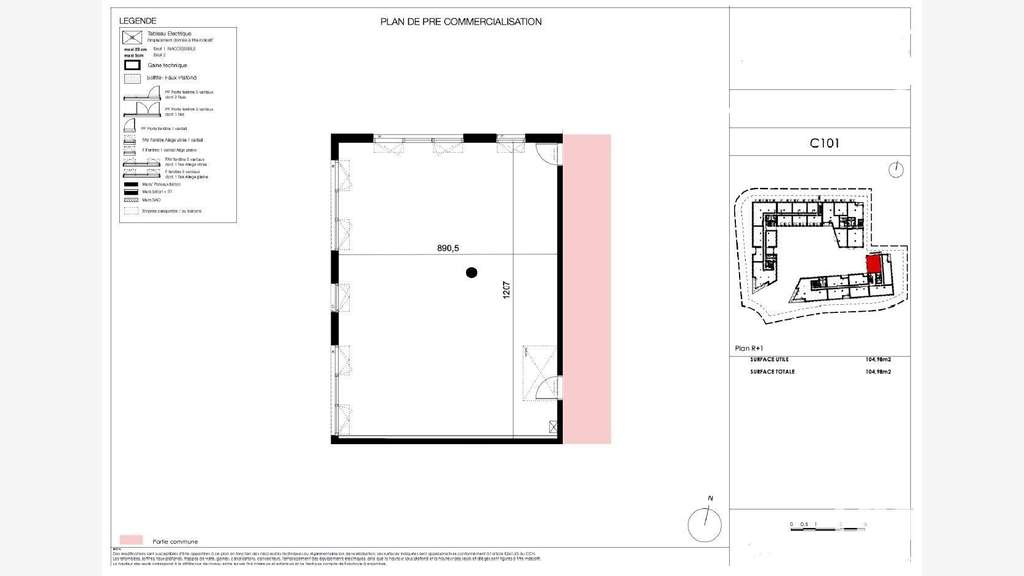 Vente bureaux de 243m² au 1er étage à Jacou
