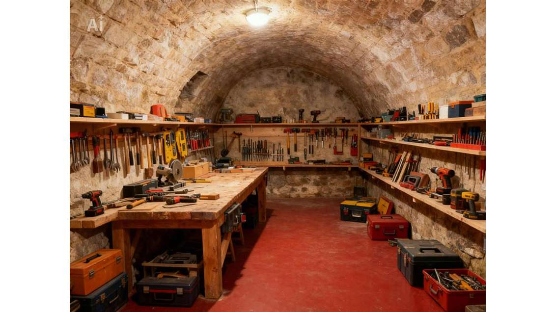 Cave voûtée 70m² + 1 place La Chapelle-en-Serval