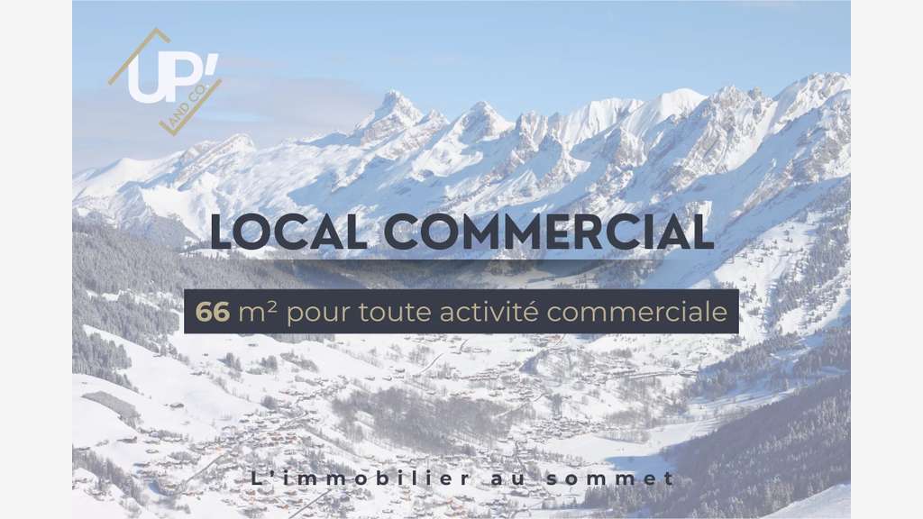 Vente local commercial de 66m² à la Clusaz centre