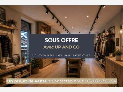 Vente local commercial de 66m² à la Clusaz centre