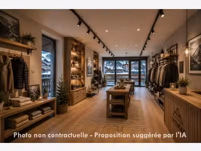 Vente local commercial de 66m² à la Clusaz centre