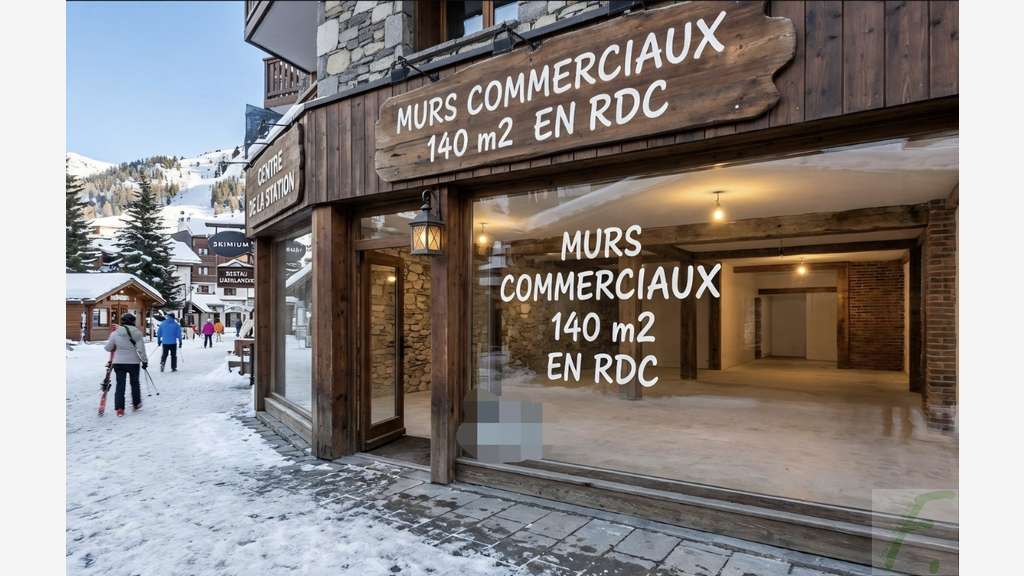 A vendre murs commerciaux de 140m² à la Feclaz